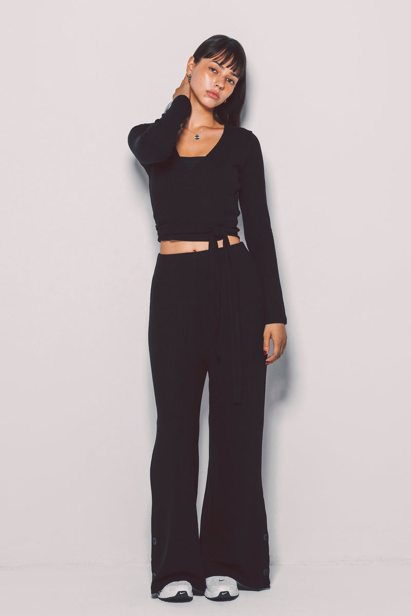 Knit Flare Pants【V2532601】