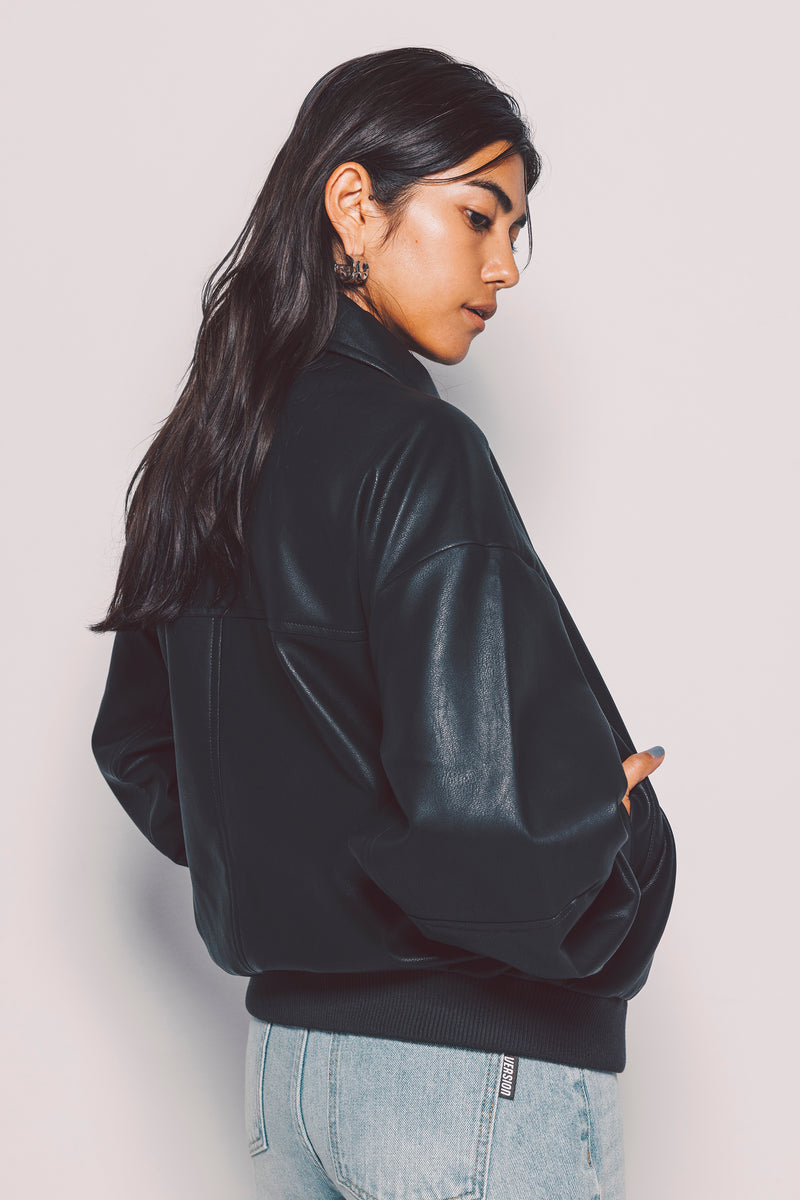 Boyfriend Leather Jacket【V2532401】