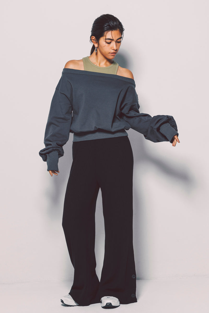 Knit Flare Pants【V2532601】