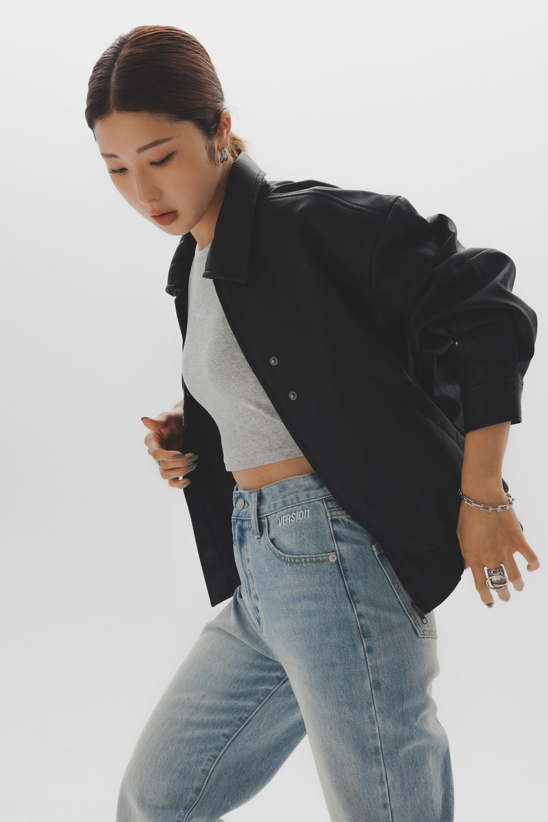 Boyfriend Leather Jacket【V2532401】