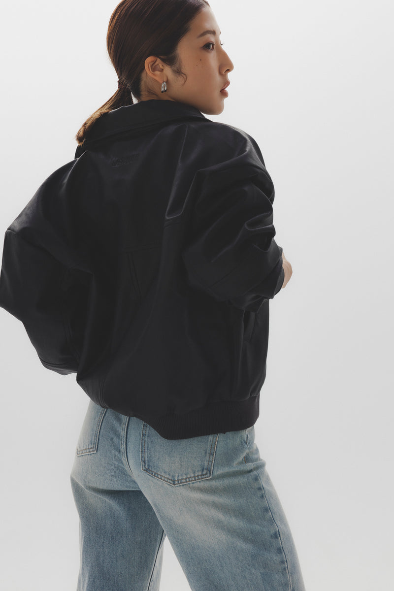 Boyfriend Leather Jacket【V2532401】
