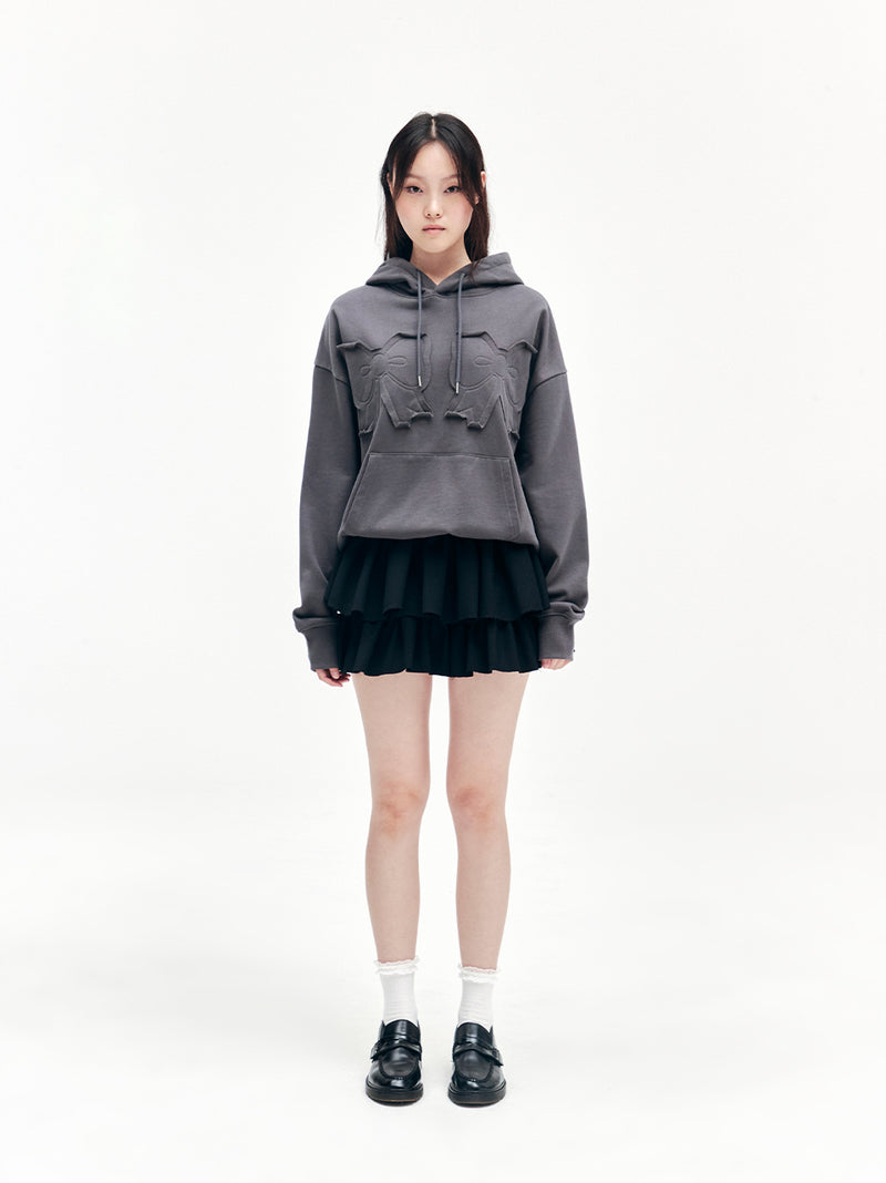YOUHEE RIBBON HOODIE【YHHPEC002】