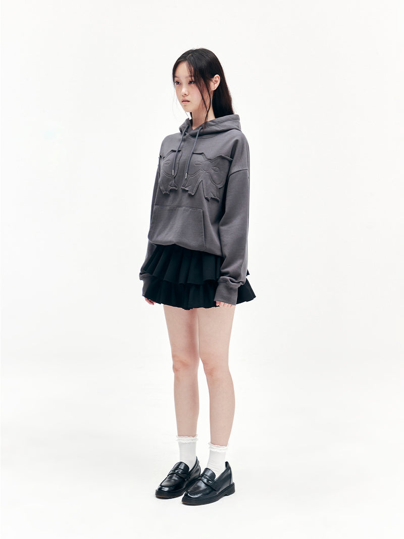 YOUHEE RIBBON HOODIE【YHHPEC002】
