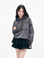 YOUHEE RIBBON HOODIE【YHHPEC002】