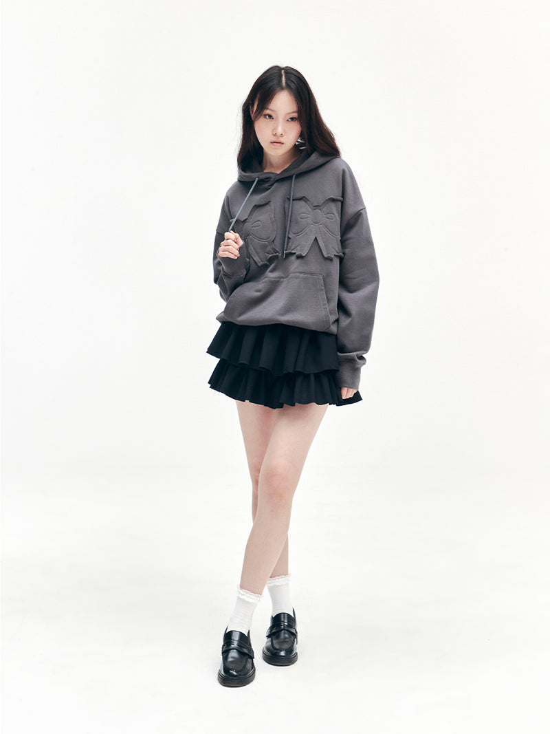 YOUHEE RIBBON HOODIE【YHHPEC002】