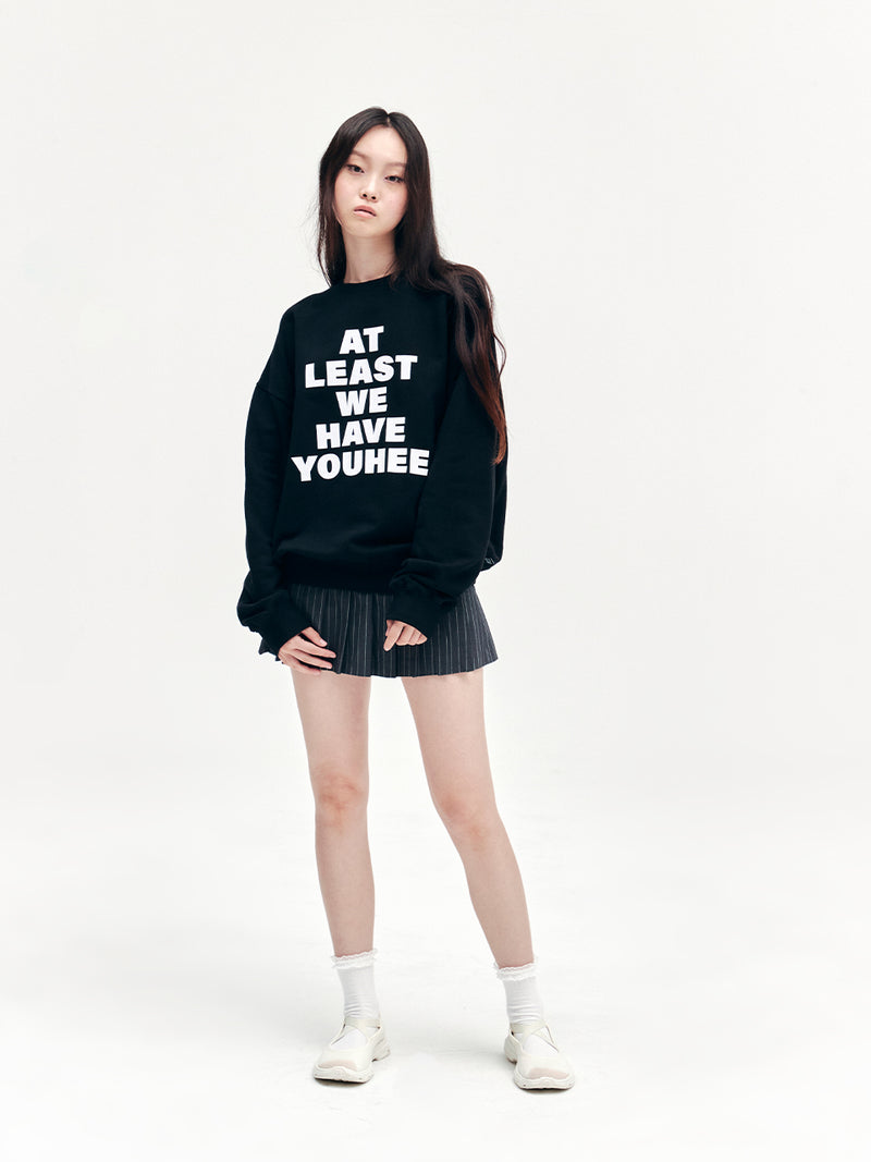 LETTERING SWEATSHIRT【YHMTEC002】