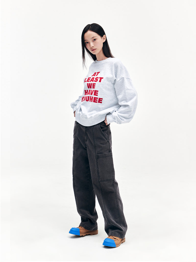 LETTERING SWEATSHIRT【YHMTEC002】