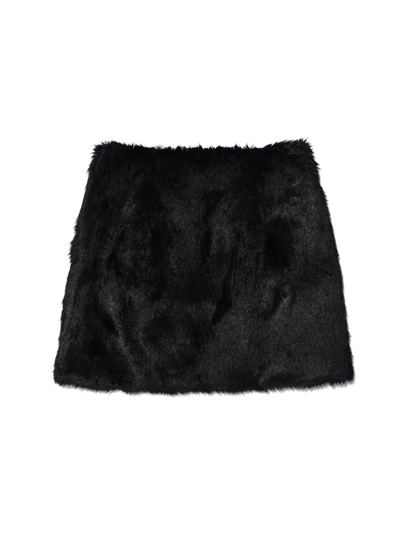 FUR MINI SKIRT【YHSKED002】