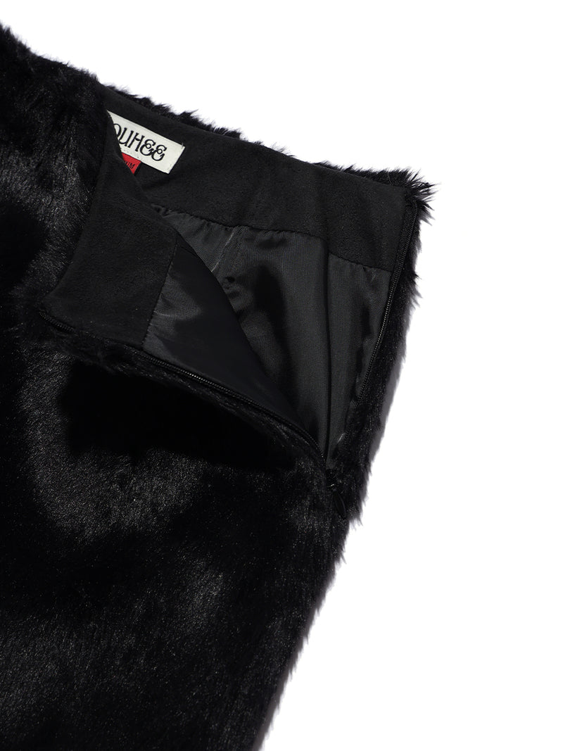 FUR MINI SKIRT【YHSKED002】