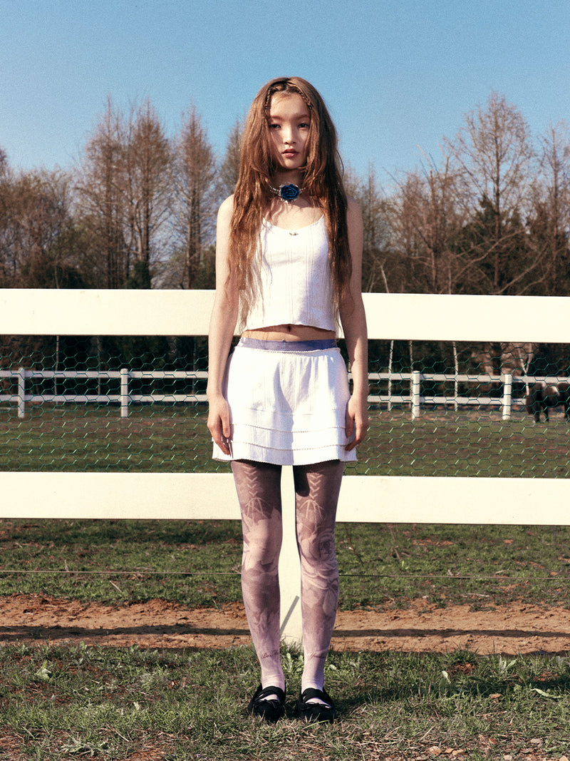 EYELET SLEEVELESS【YHSLEB005】