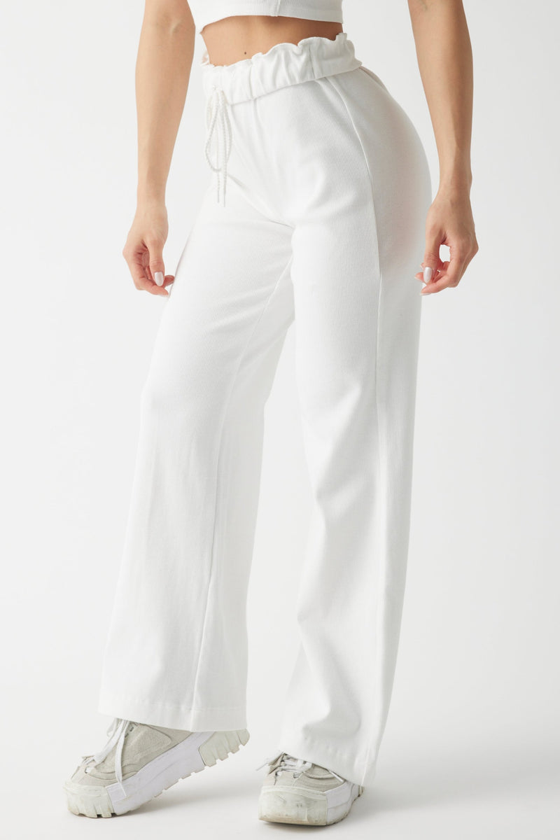 High rise straight pants【V2312603】