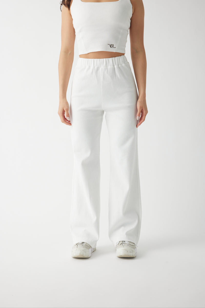 High rise straight pants【V2312603】
