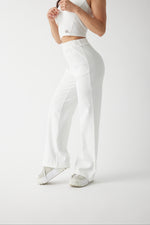 High rise straight pants【V2312603】