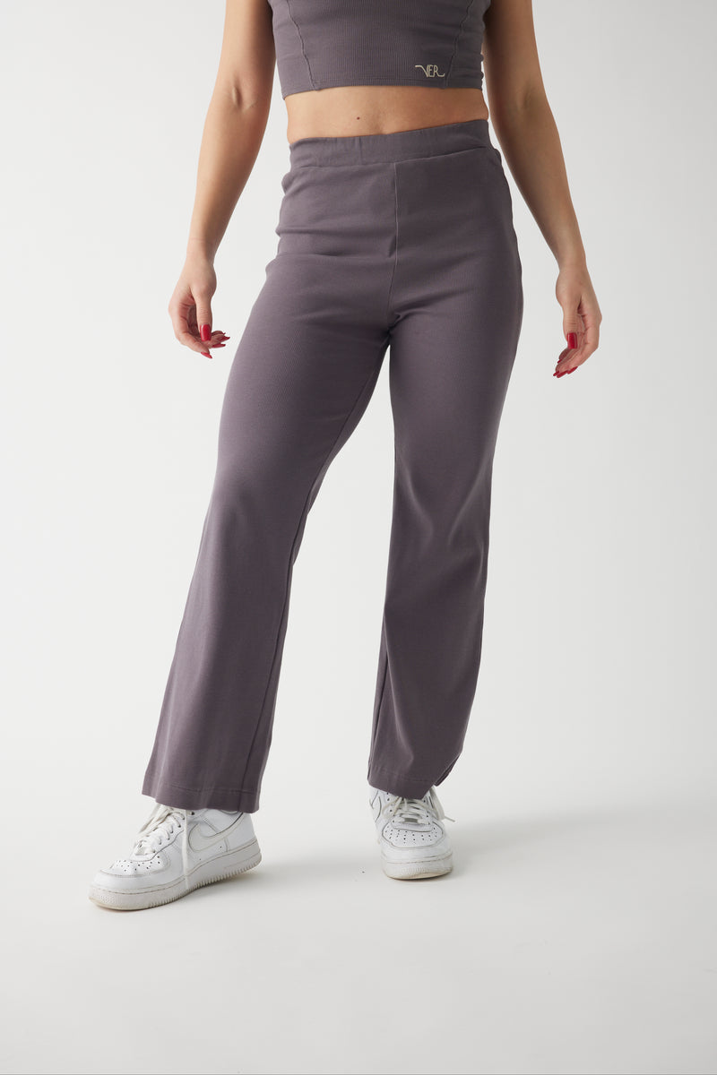 High rise straight pants【V2312603】