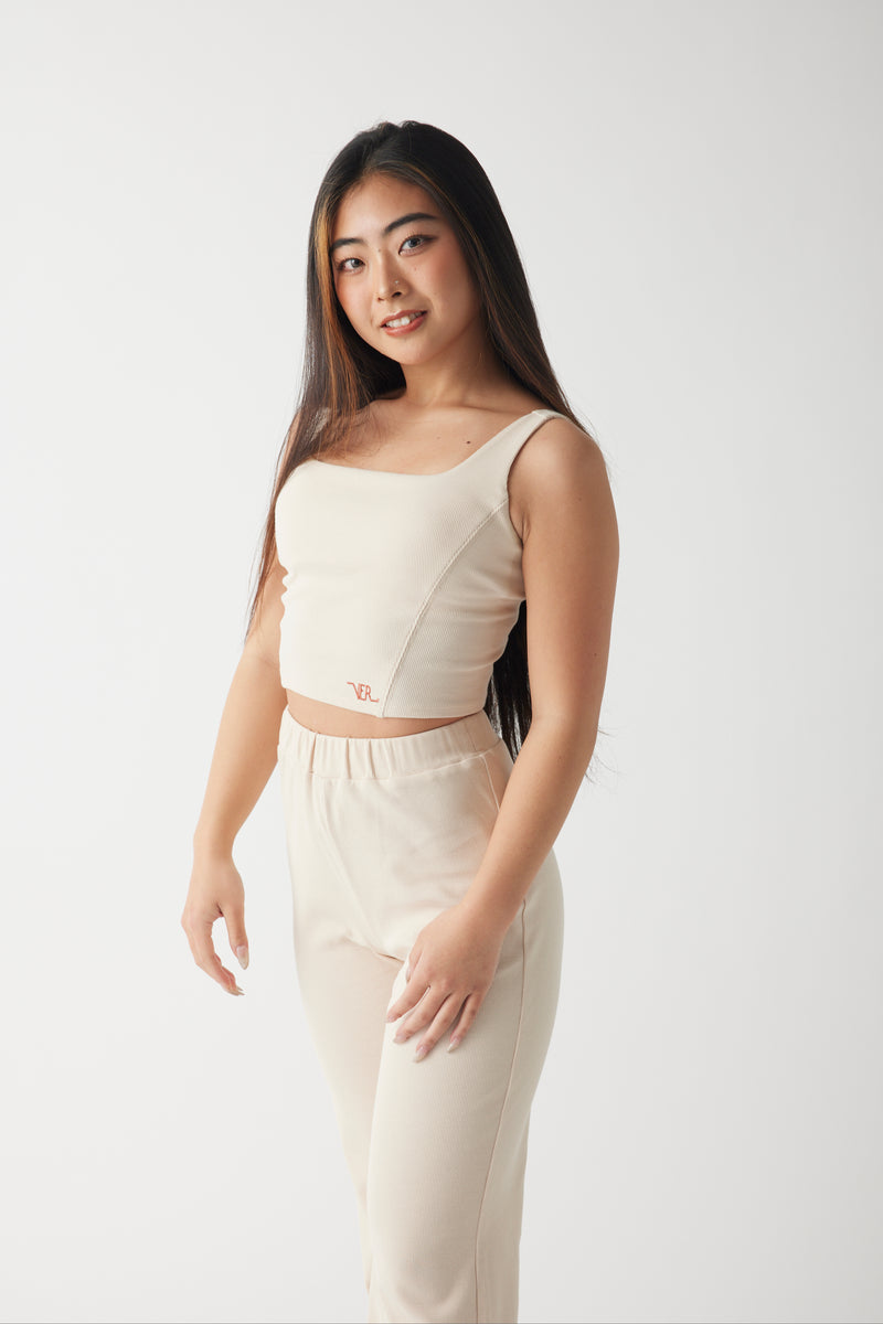 Square neck bra top【V2312205】