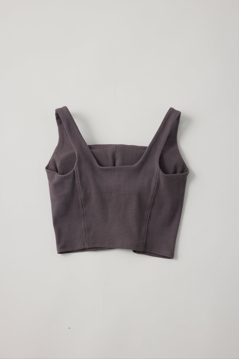 Square neck bra top【V2312205】